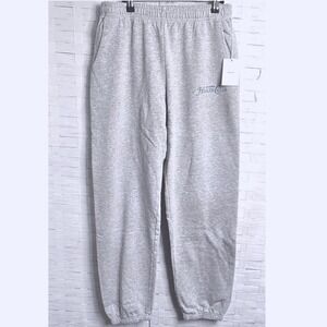 SPORTY & RICH RIZZOLI HEALTH CLUB HEATHER UNISEX SWEATPANTS SZ‎ L